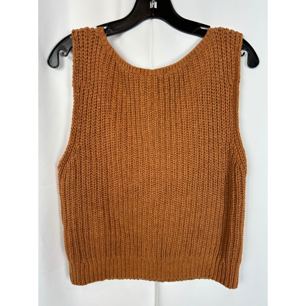 Abercrombie & Fitch Rust Brown Knit Tank Top - Picture 4 of 5